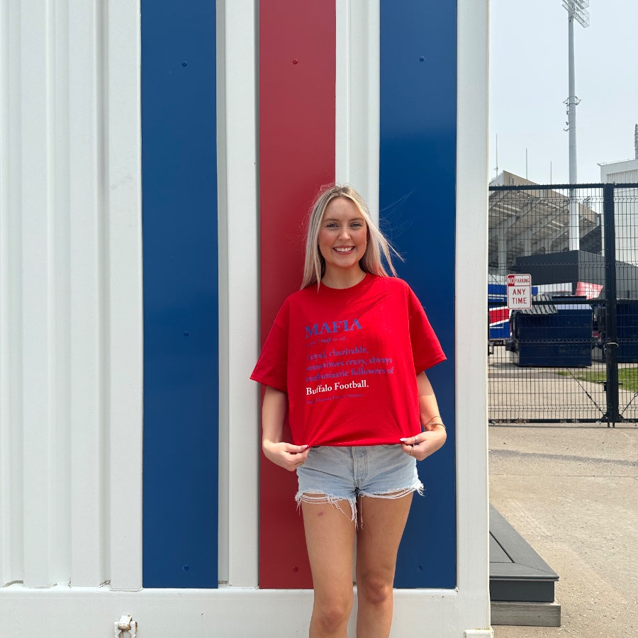 Fan in the red Definition tee